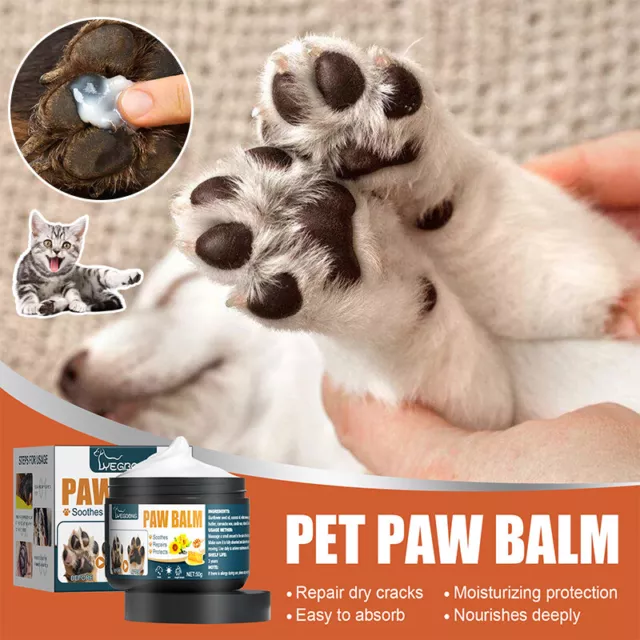 50G Pets Puppy Cat Paw Care Cream Hydratant Protection Forefoot Toe Paw Car ♬ R