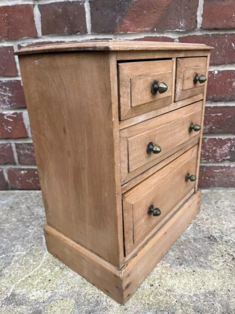 Small Vintage Satinwood Apprentice Chest