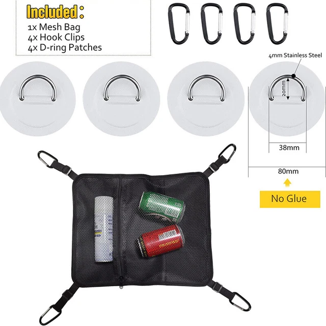 Stand Up Paddle Board Deck Bag Canoe Rafting Surfboard Storage Mesh Pouch Bags