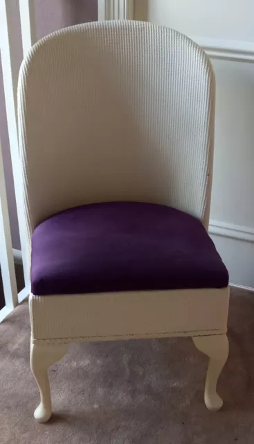 Vintage Bedroom Chair With Storage Space Under The Seat