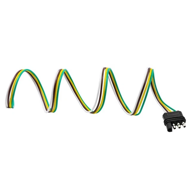 12 V 4-pin Wiring Harness Tow Truck Flat Trailer Wire Extension