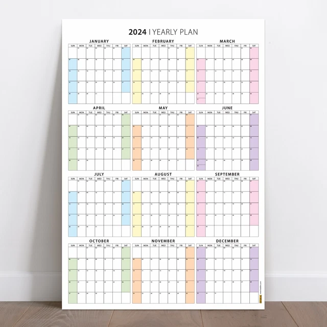 2025 YEAR PLANNER, Wall Planner, 2025 Calendar, Large Wall Calendar