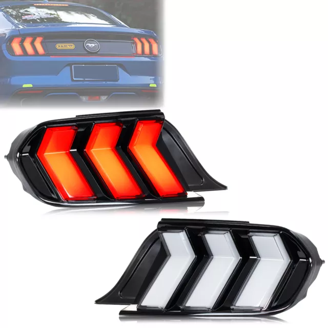 Feux arrière DEL pour Ford Mustang 2015-2023 animation feux arrière séquentiels
