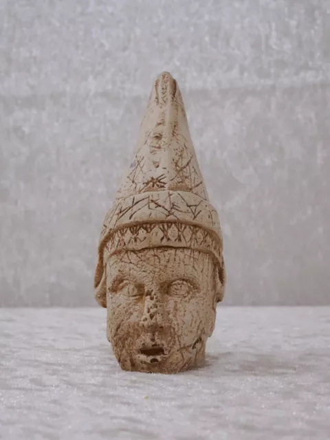 Replik Steinmasse Design Kopf Inka ? Azteke ? - Native Art - Südamerika - 9 cm