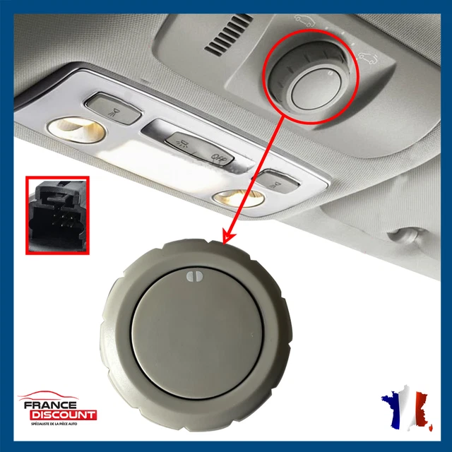 Bouton de Commande de Toit Ouvrant électrique prévu pour Renault 8200119893