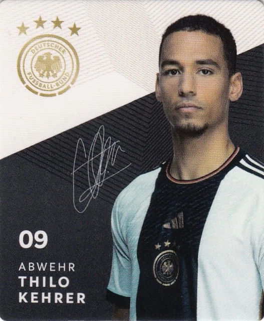 REWE DFB SAMMELKARTEN Fußball WM 2022 Qatar Nr. 9: Thilo Kehrer Bild ...