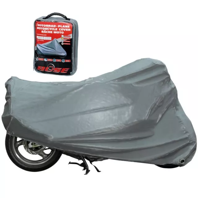 Büse Abdeckplane Faltgarage Outdoor grau für Motorräder, Mopeds & Scooter
