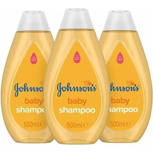 Johnsons Baby Shampoo, 500 ml x 3