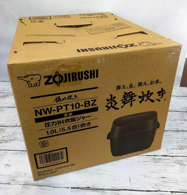 ZOJIRUSHI Pressure IH rice cooker 5.5 cups NW-PT10-BZ 100V A-type Plug New F/S