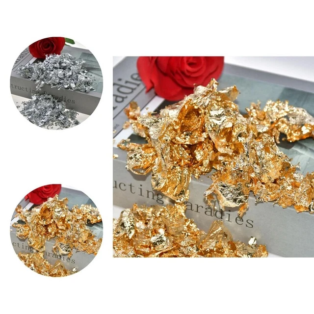 Lámina de cobre fácil mantenimiento ajustable escamas decoración artística lámina de oro 3 colores