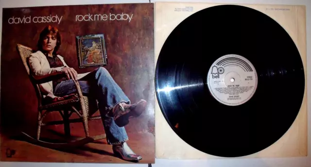 David Cassidy - Rock Me Baby - Vinyl LP - 1st Pressing - Graded Excellent