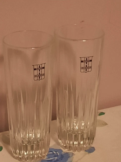 2bicchieri pubblicitario vintage Sarti Biancosarti Amaro Aperitivo