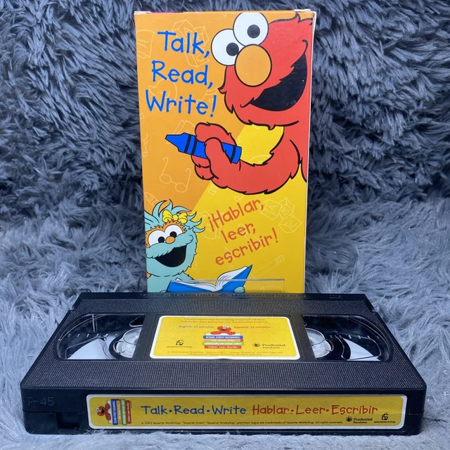 SESAME STREET BEGINNINGS - Talk, Read, Write! VHS Tape 2002 Spanish ...