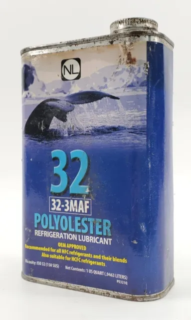 Synthetic PolyolEster Refrigeration Lubricant Viscosity 150 SUS ISO32 National