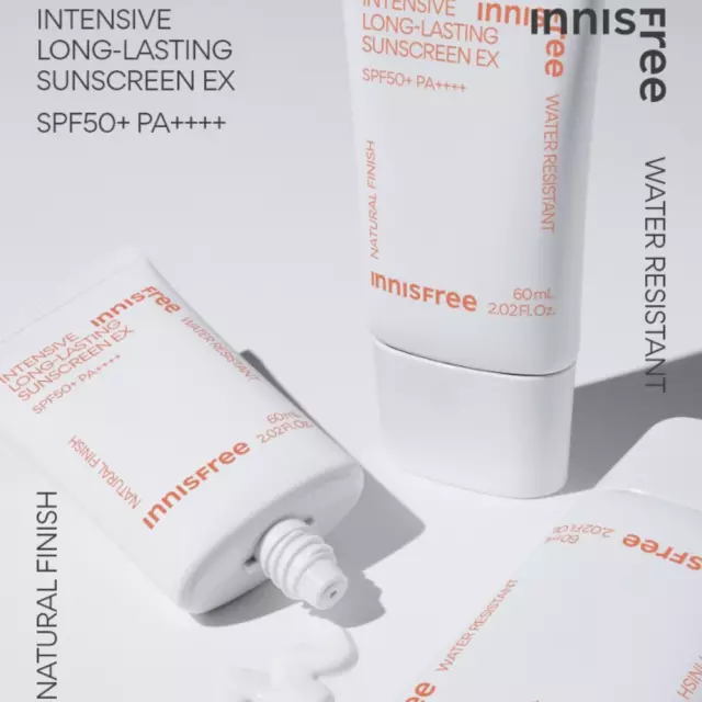 [INNISFREE] Intensive Long-Lasting Sunscreen EX SPF50+ PA++++ 60ml (AU Stock) 2