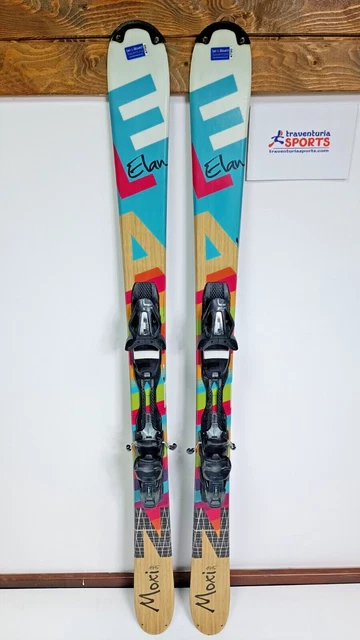 Elan Moxi 145 cm Ski + Elan EL 10 Bindings Adventure Slope Winter Twin Tip Elan Moxi 145 cm Ski + Elan EL 10 Bindings Adventure Slope Winter Twin Tip