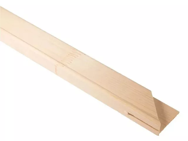 Sold in Pairs 19mm x 35mm Standard Canvas Slotted Frame Stretcher Bars & Wedges