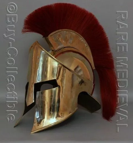 Medieval 300 Spartan Helmet Greek Warrior Movie King Leonidas HALLOWEEN Costume