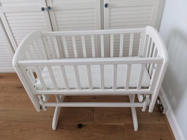 JOHN LEWIS ANNA Glider Crib with mattress and Toy Mobile 25.00 PicClick UK
