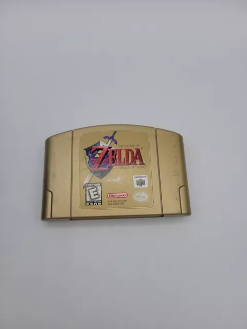 Legend of Zelda Ocarina of Time Gold Collector's Edition Nintendo 64 Game