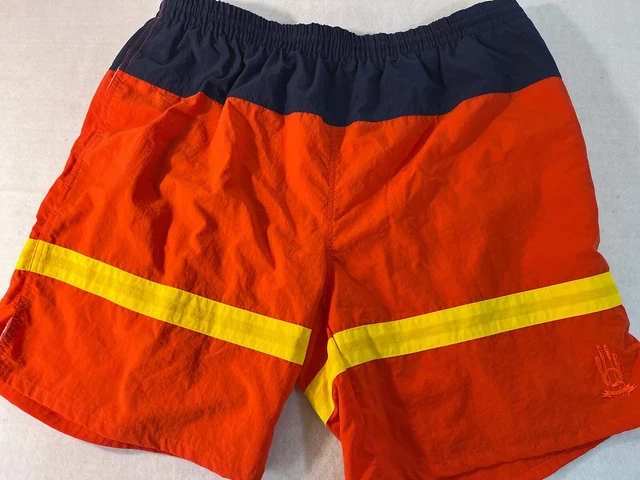 BD Baggies Swim Trunks Mens Large Pockets Lined Drawstring