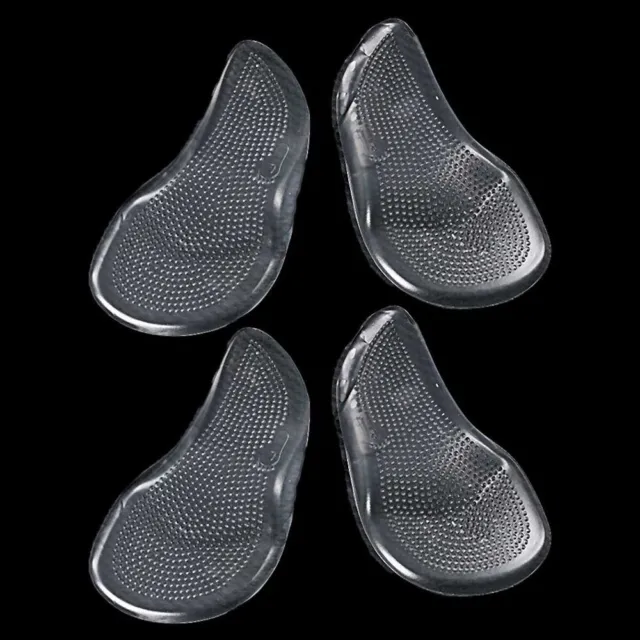 Almohadilla de tacón alto soporte para arco insertos de zapatos plantillas de gel de silicona ortopédicas