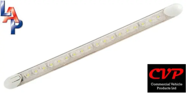 Interior LED strip light from LAP 400mm with on/off switch for van / caravan 12V