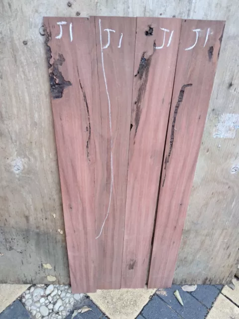 Western Australia Jarrah Woodworking, Boxmaking timber 100mm x 12mm x 1000mm x 4