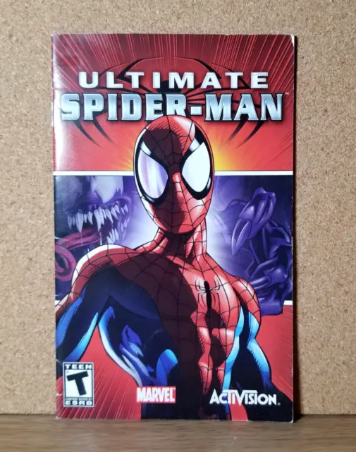 NO GAME MANUAL ONLY Instruction BOOKLET Ultimate Spider-Man PS2