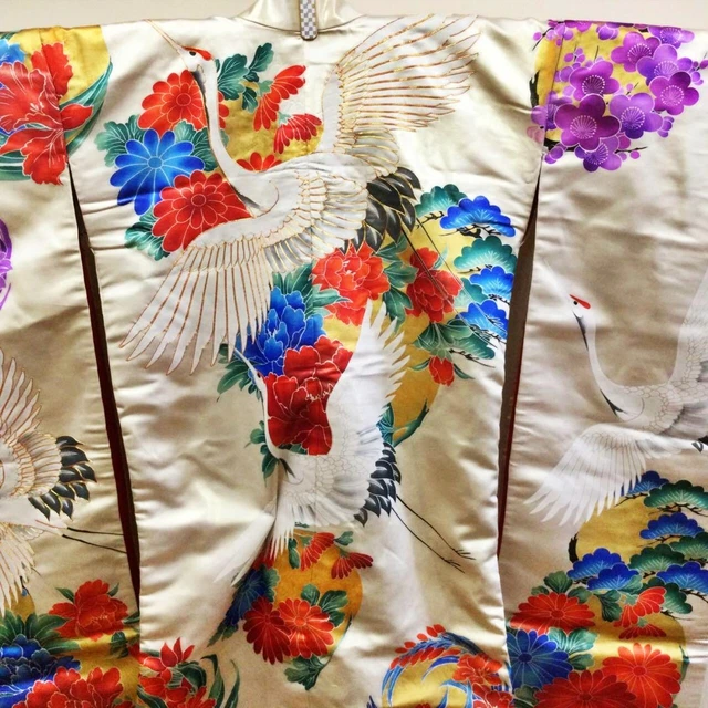 Japanese Kimono Uchikake Wedding Pure Silk  japan 210