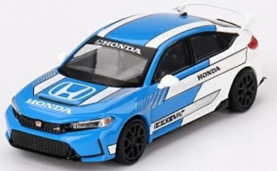 Mini GT #753 1/64 Honda Civic Type R #3 2023 Pace Car Blue - Modèle Réduit Neuf Sous Boîte
