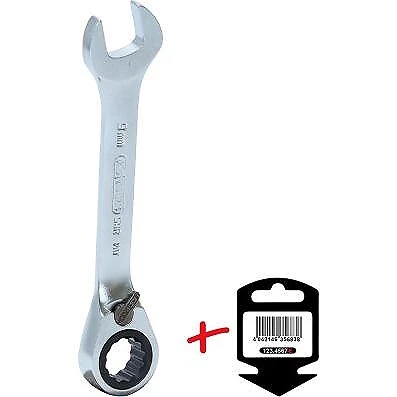 KS TOOLS GEARplus chiave ad anello a cricchetto, corta, 9 mm