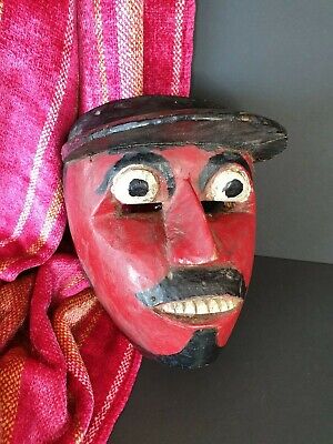Old Javanese Carved Wooden Dance Mask …wonderful collection item 2
