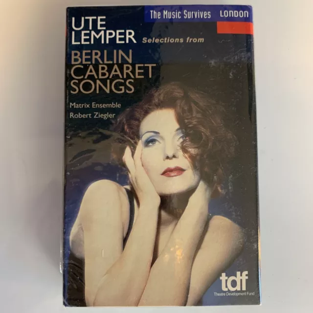 Ute Lemper Sélections Berlin Cabaret Songs Promo (Cassette) Simple Neuf