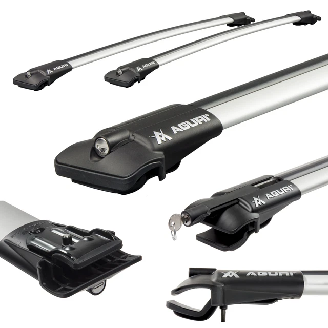 Barres De Toit Pour Skoda Kamiq 2019-2025 - 2 Barres Aluminium Noir, Port Max 75 Kg, Compatible Coffre Et Porte-vélos