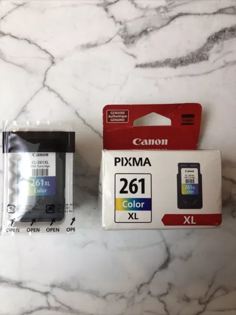 Canon PIXMA 261 XL 261XL 3 Color Ink Fine Inkjet Printer Cartridge Genuine New