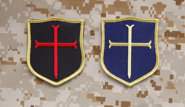 CRUSADER SHIELD PATCH Set NSWDG DEVGRU Gold Squadron Team ST6 Navy SEAL ...