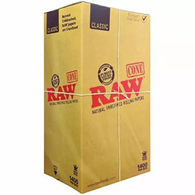 Raw Classic King Size (109/26) Pre Rolled Cone - Case of 1400