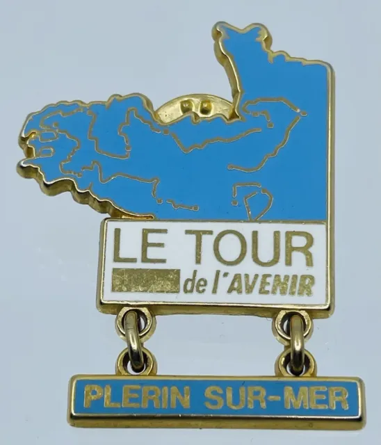 Pin's Pins Pin Cyclisme Le Tour De L'avenir 1992 - Etape De Plerin-Sur-Mer