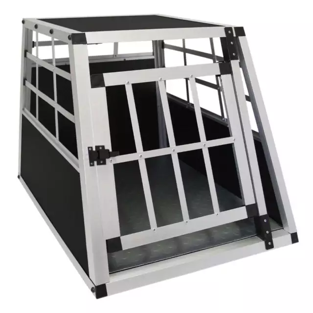 Monster Shop Pet Car Transport Crate Cage Aluminium Travel Box Customer Return