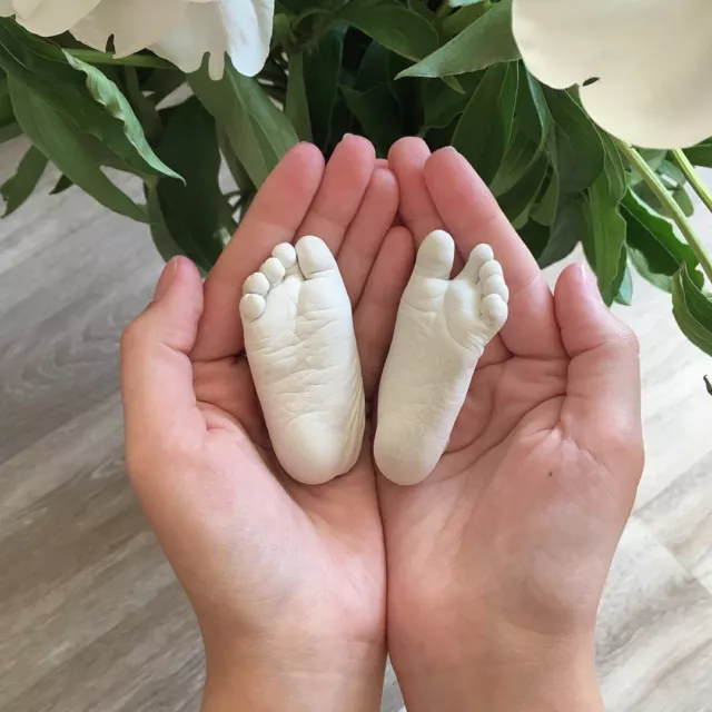 NEWBORN Baby 3D Hand Casting Moulding Kit Foot Handprint Gift Idea