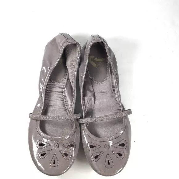 Report Olwyn Mary Jane Women's Shoes Ballerina Flats Ladies Shoe Grey Size 7.5