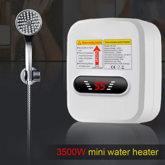 Generic Mini chauffe-eau électrique instantané douche sans réservoir  système d'eau chaude cuisine à prix pas cher