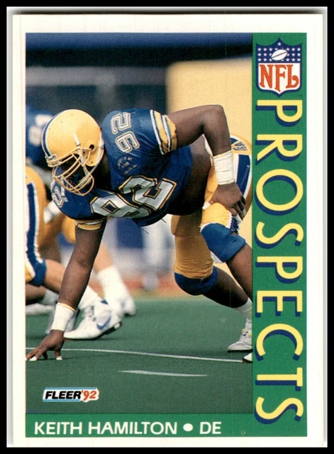 1992 FLEER #438 Keith Hamilton Pittsburgh Panthers recrue EUR 1,66 ...