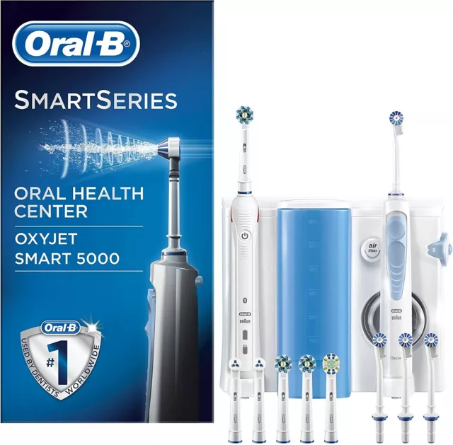 Oral-B Mundpflege-Center, SMART 5000 Elektrische Zahnbürste + OxyJet Munddusche 3