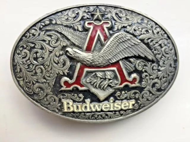 Budweiser belt buckle genuine licensed merchandise made in USA