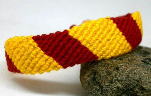 Bracelet Artesanal Macramé " Espagne " - Fil De Coton (11)