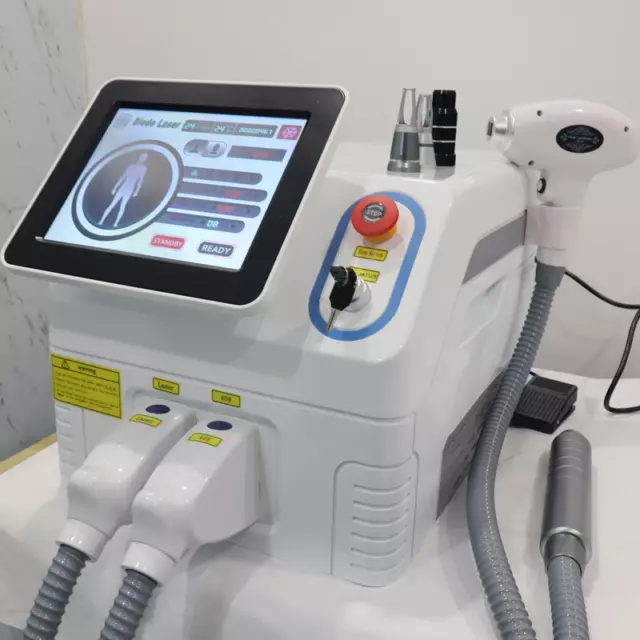 Clinic 1064/755/808 nm macchina depilazione laser a diodi indolore tatuaggio PicoLaser