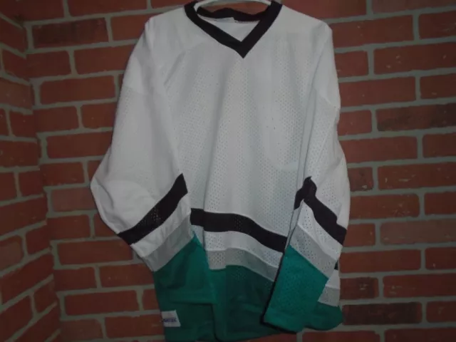 Anaheim Mighty Ducks Vintage Blank Airmesh Jersey Mens Medium Never Was Worn
