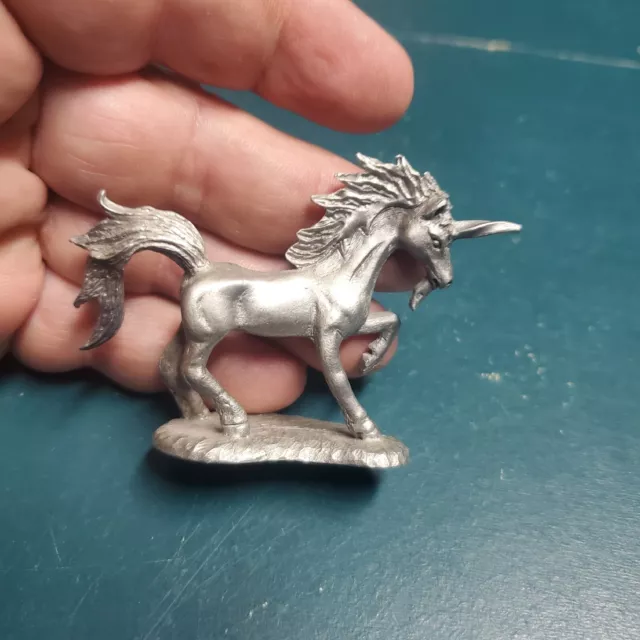 Pewter Unicorn Figurine